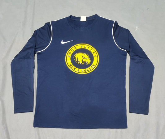 Nike Men Sport Blue Sweatshirt M — 21–22 in Chest – Preloved Labels (view 2)