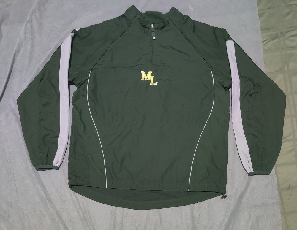 Majestic men green windbreaker, Large, 25–26 in chest — product image 2
