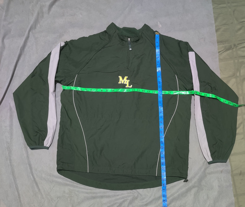 Majestic men green windbreaker, Large, 25–26 in chest — product image 4