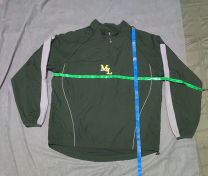 Majestic men green windbreaker, Large, 25–26 in chest — product image 4