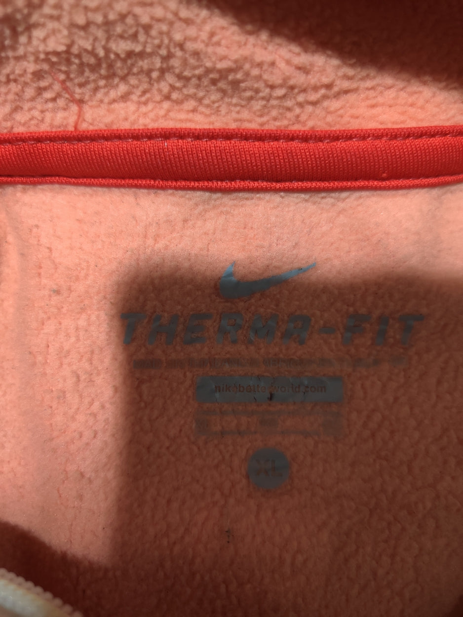 Nike Men Sport Orange Zipper XL