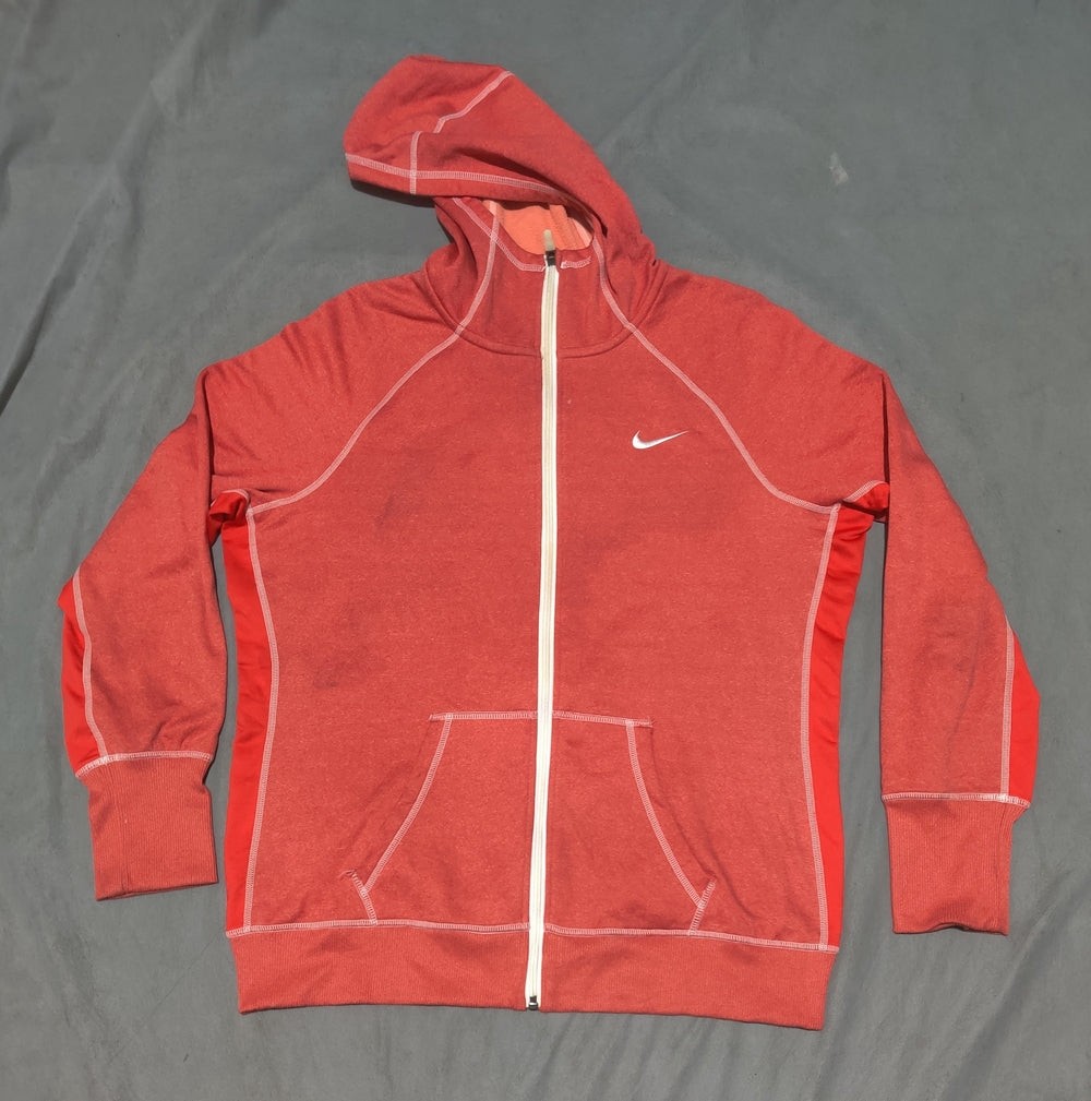 Nike Men Sport Orange Zipper XL