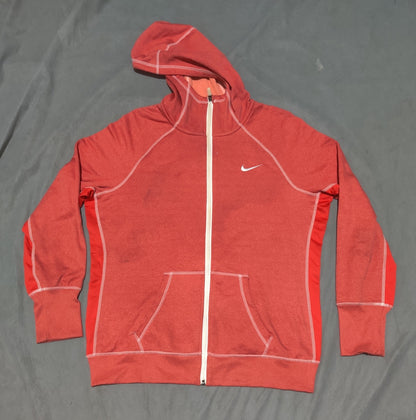 Nike Men Sport Orange Zipper XL