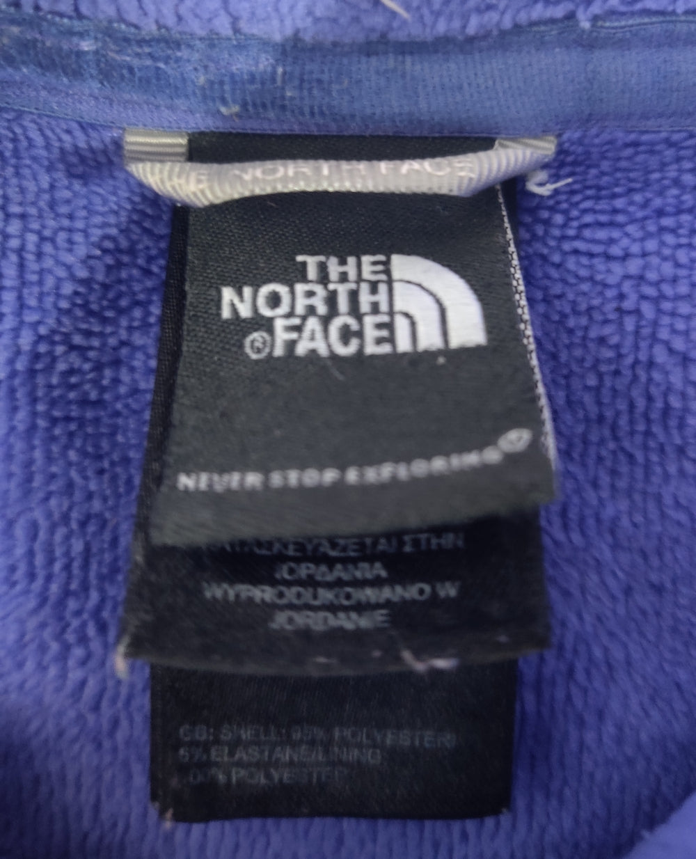 The North Face women purple zipper, Small, 17–18 in chest — product image 3