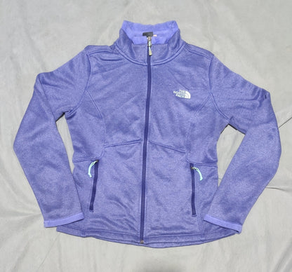The North Face women purple zipper, Small, 17–18 in chest — product image 2