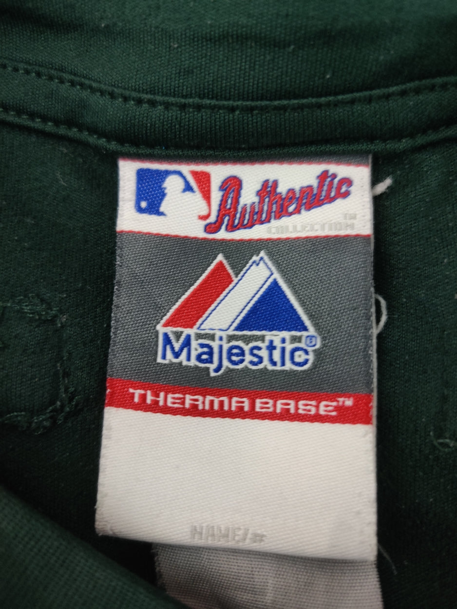 Majestic Men Sport Green Sweatshirt M