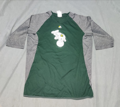 Majestic Men Sport Green Sweatshirt M