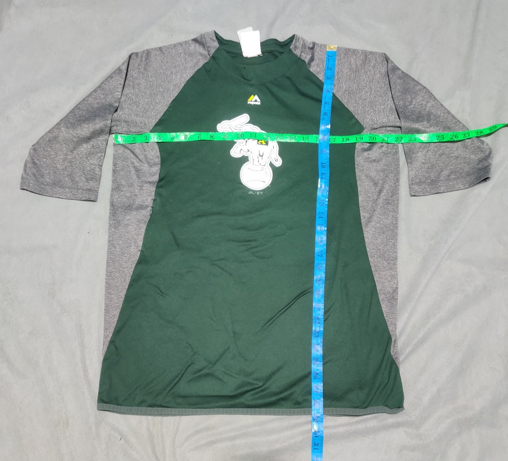 Majestic Men Sport Green Sweatshirt M