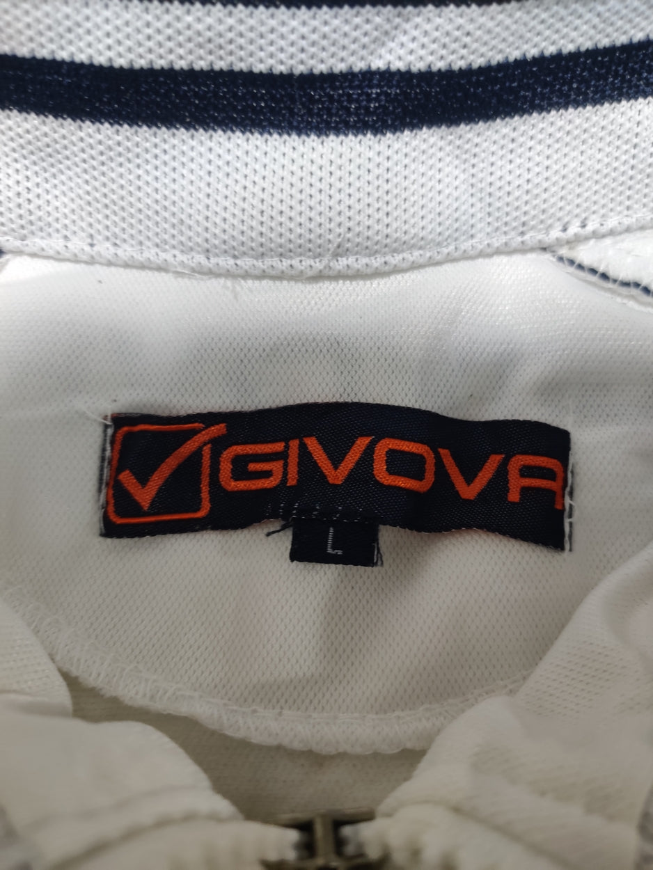 Givova men white zipper, Large, 22–23 in chest — product image 3
