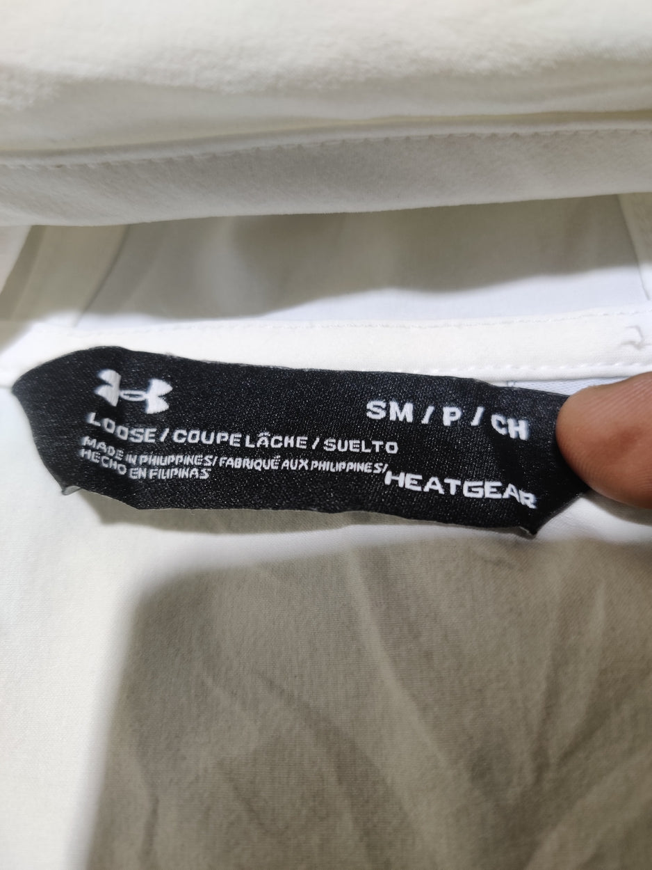 Under Armour men white windbreaker, Small, 21–22 in chest — product image 3