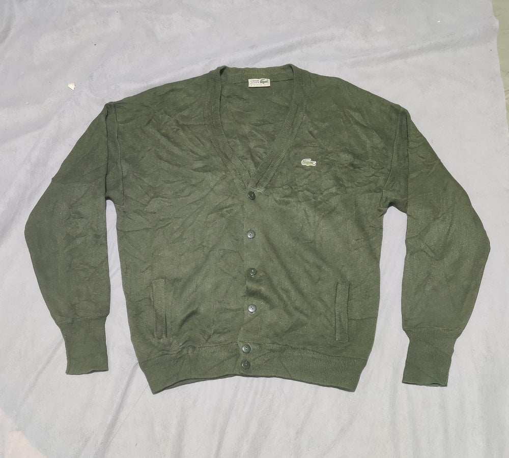 Lacoste Women Cotton Fleece Green Sweater M