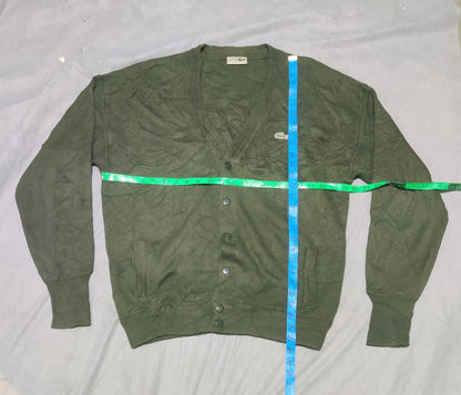 Lacoste Women Cotton Fleece Green Sweater M