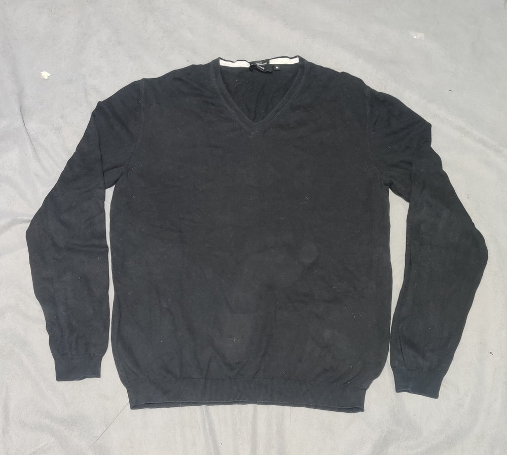 Hugo Boss Men Cotton Fleece Black Sweater M