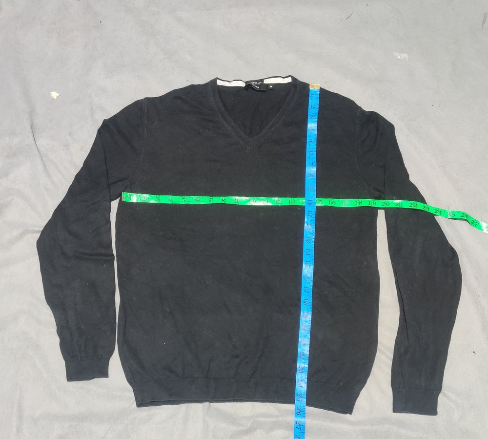Hugo Boss Men Cotton Fleece Black Sweater M
