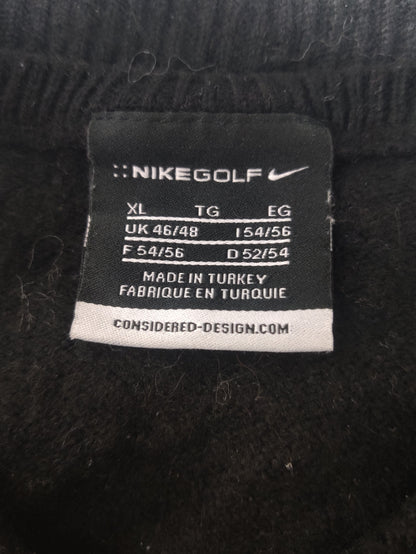 Nike Men Cotton Fleece Black Sweater XL