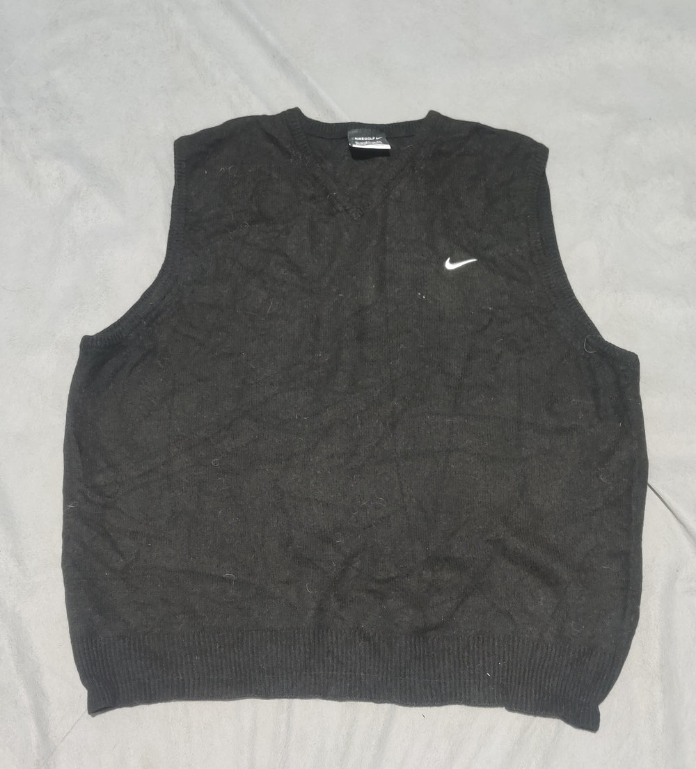 Nike Men Cotton Fleece Black Sweater XL
