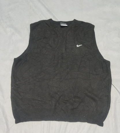 Nike Men Cotton Fleece Black Sweater XL