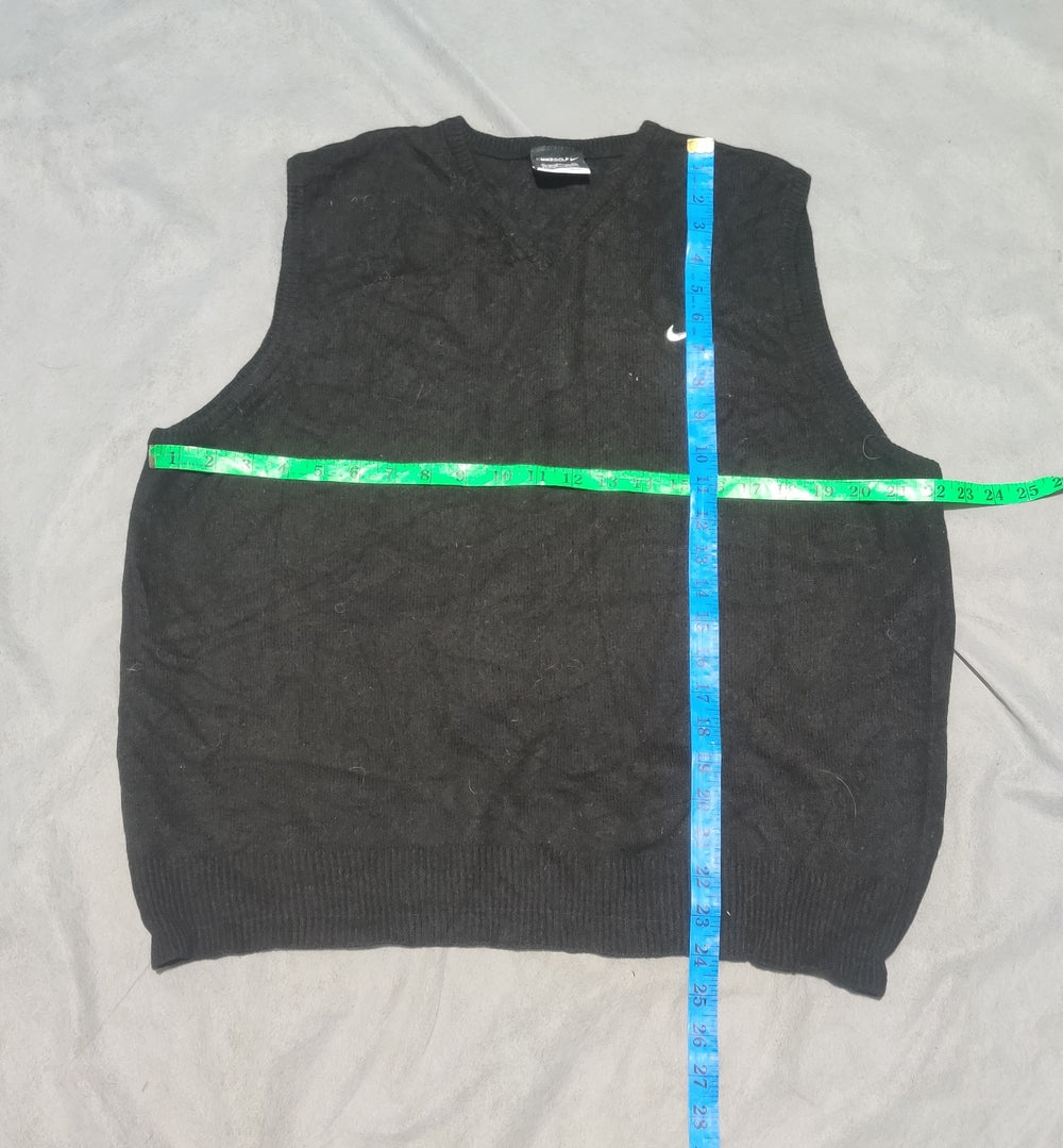 Nike Men Cotton Fleece Black Sweater XL