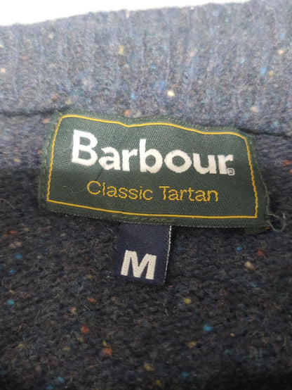 Barbour Men Cotton Fleece Blue Sweater M