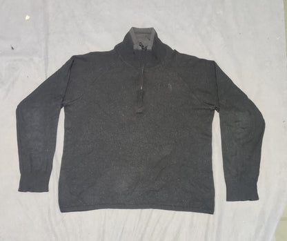 The North Face Men Cotton Fleece Black Sweater M