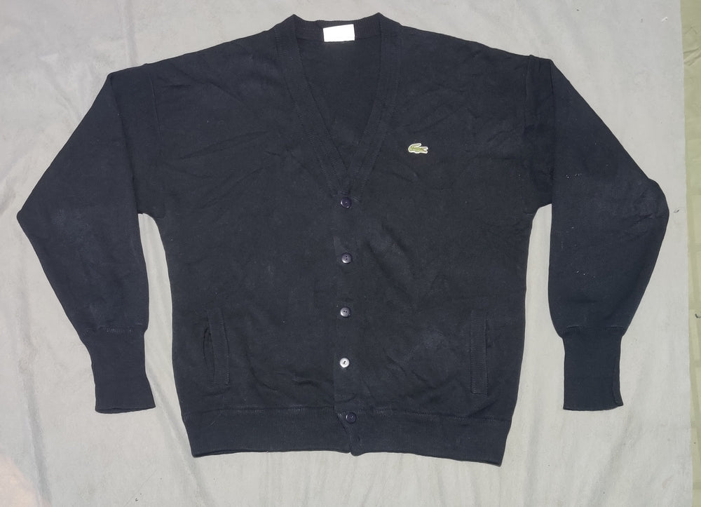 Lacoste Women Cotton Fleece Blue Sweater L