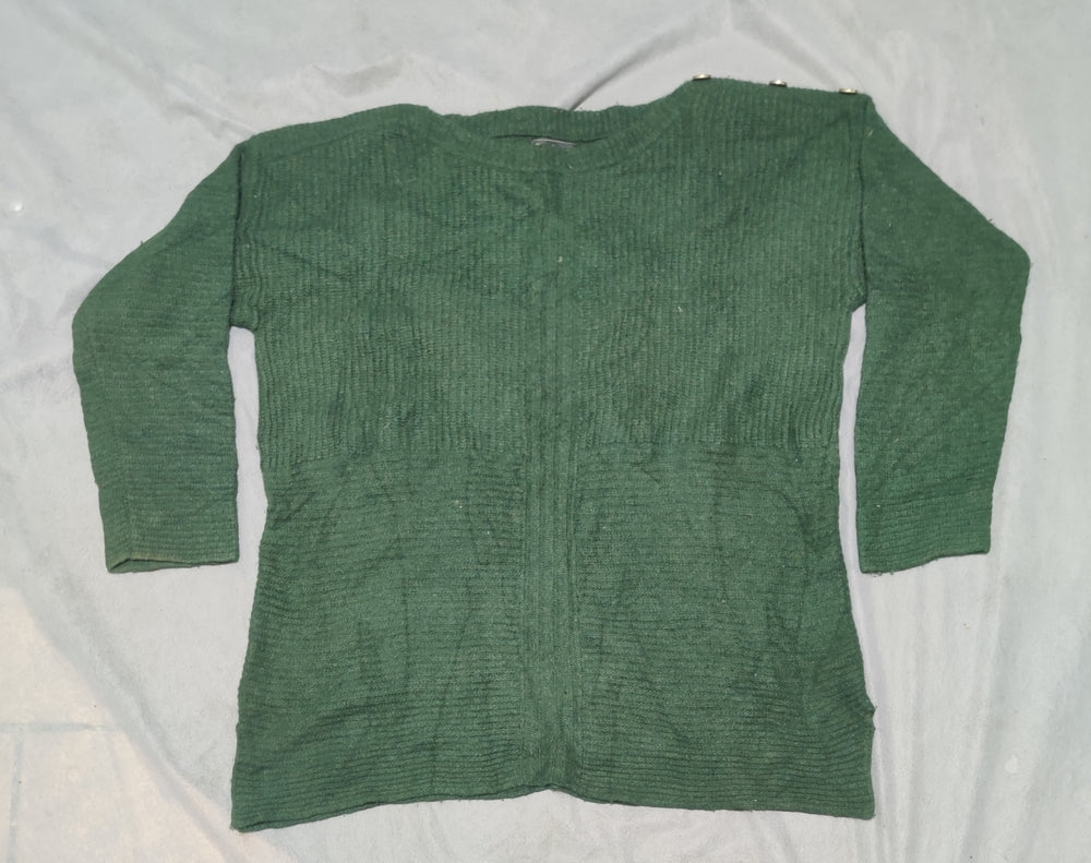 Barbour Women Green Sweater M