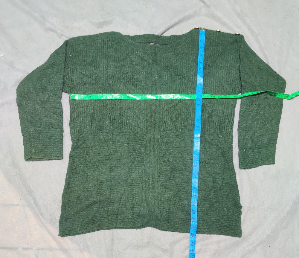 Barbour Women Green Sweater M