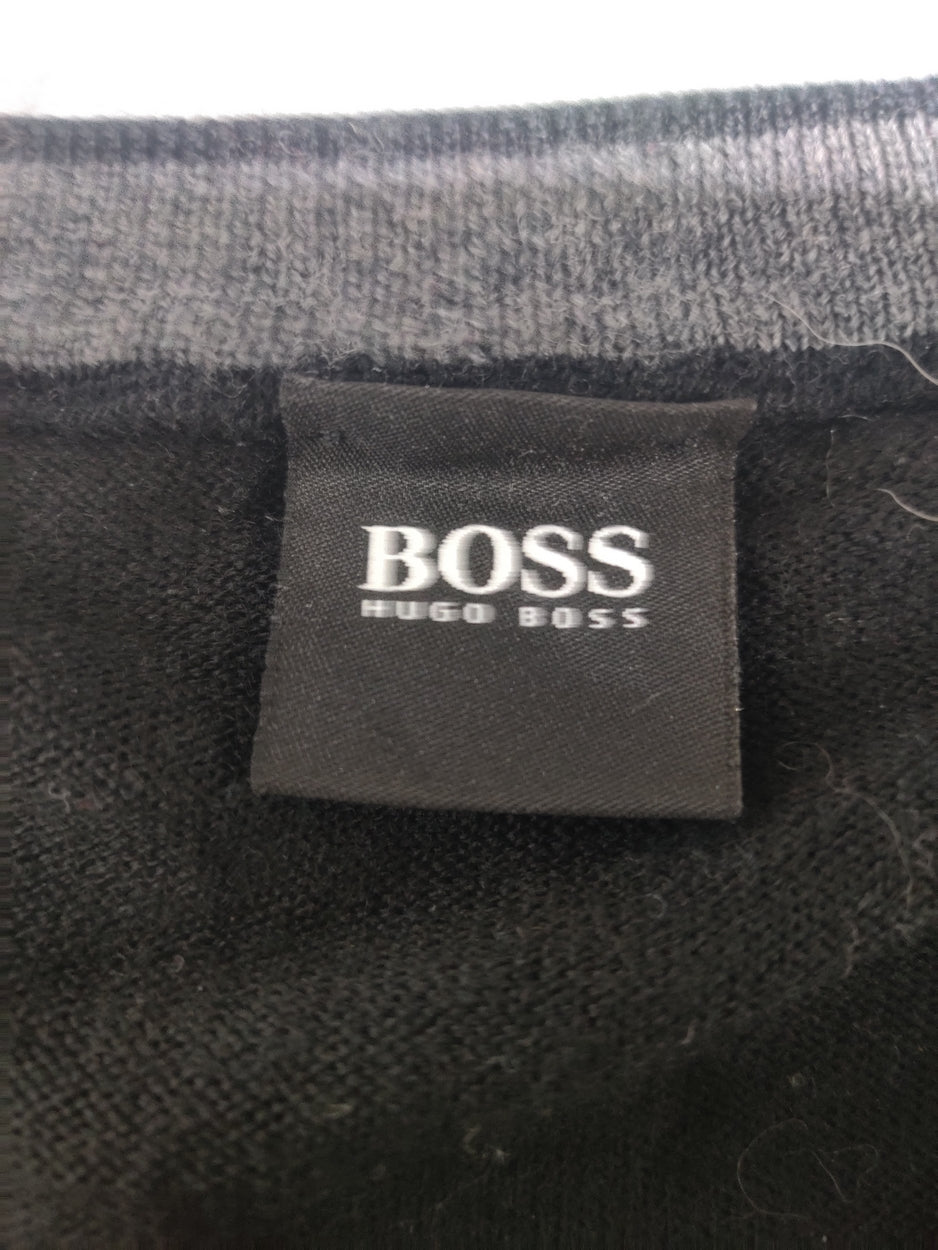 Hugo Boss Men Black Sweater L