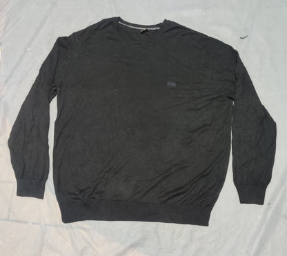 Hugo Boss Men Black Sweater 5XL
