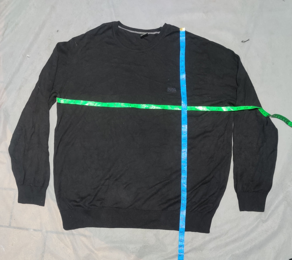 Hugo Boss Men Black Sweater 5XL