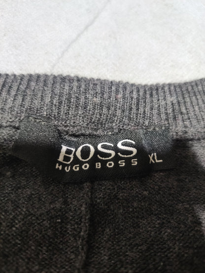 Hugo Boss Men Gray Sweater XL