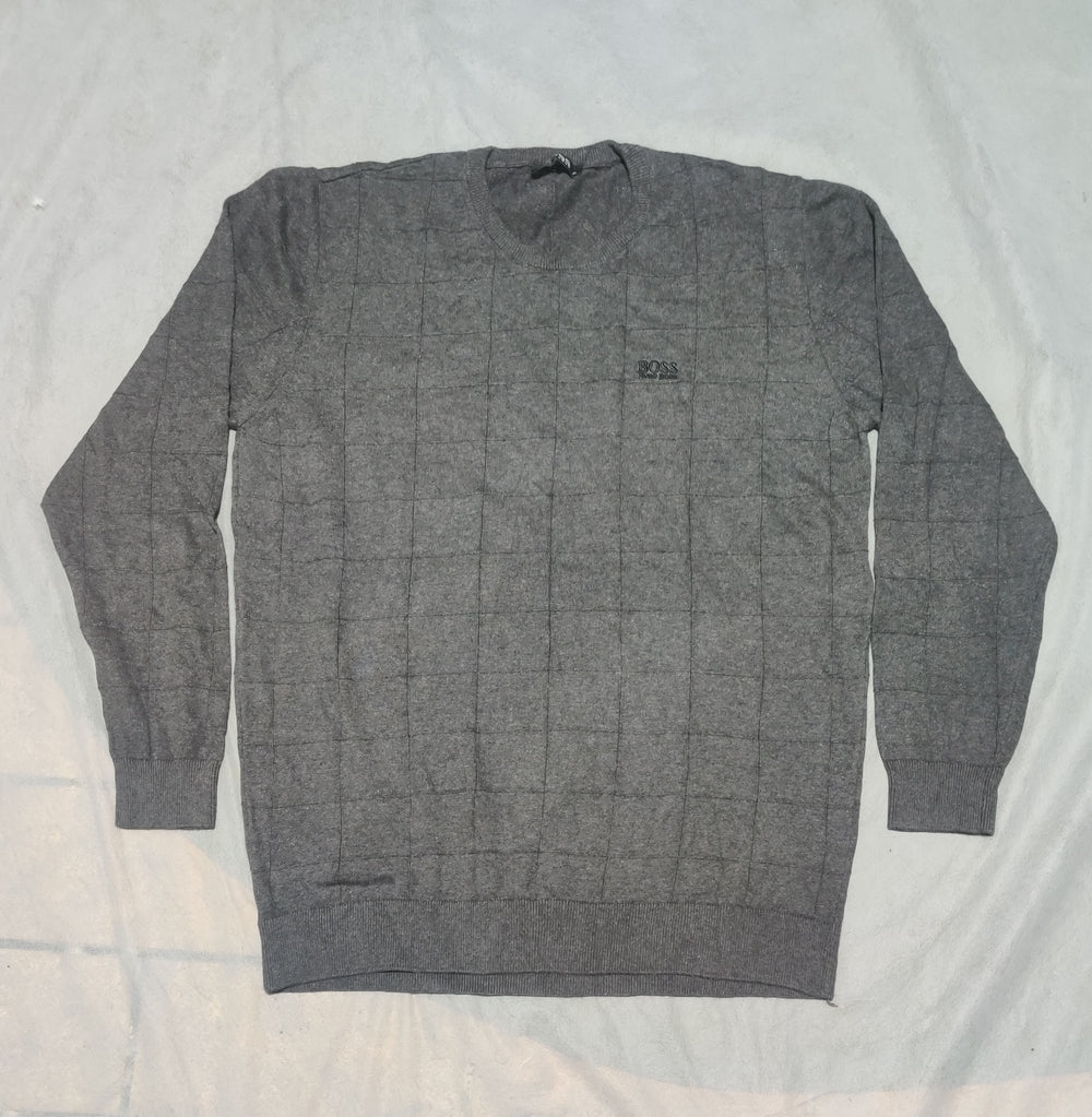 Hugo Boss Men Gray Sweater XL