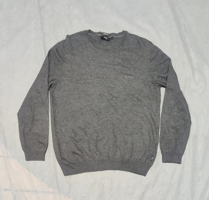 Hugo Boss Men Gray Sweater L