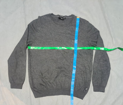 Hugo Boss Men Gray Sweater L