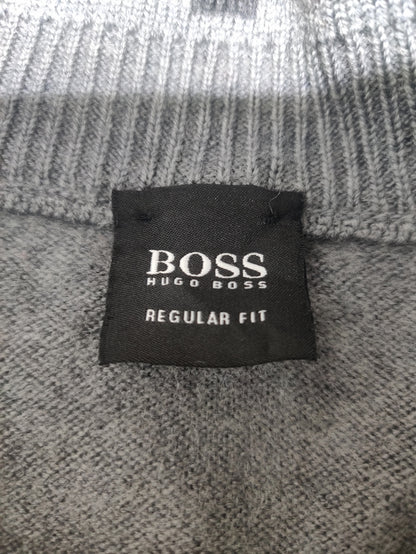 Hugo Boss Men Gray Sweater 3XL