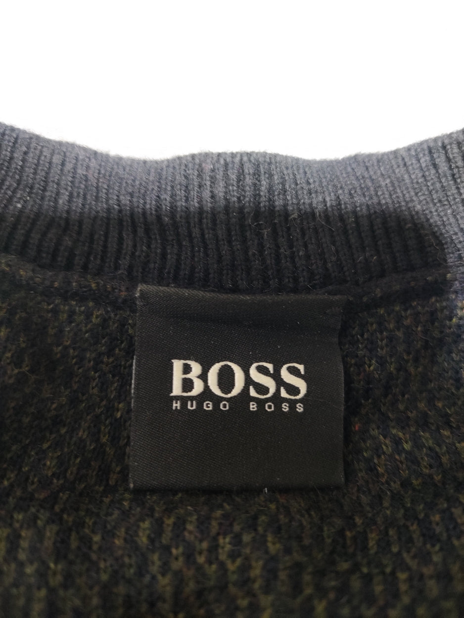 Hugo Boss Men Green Sweater L