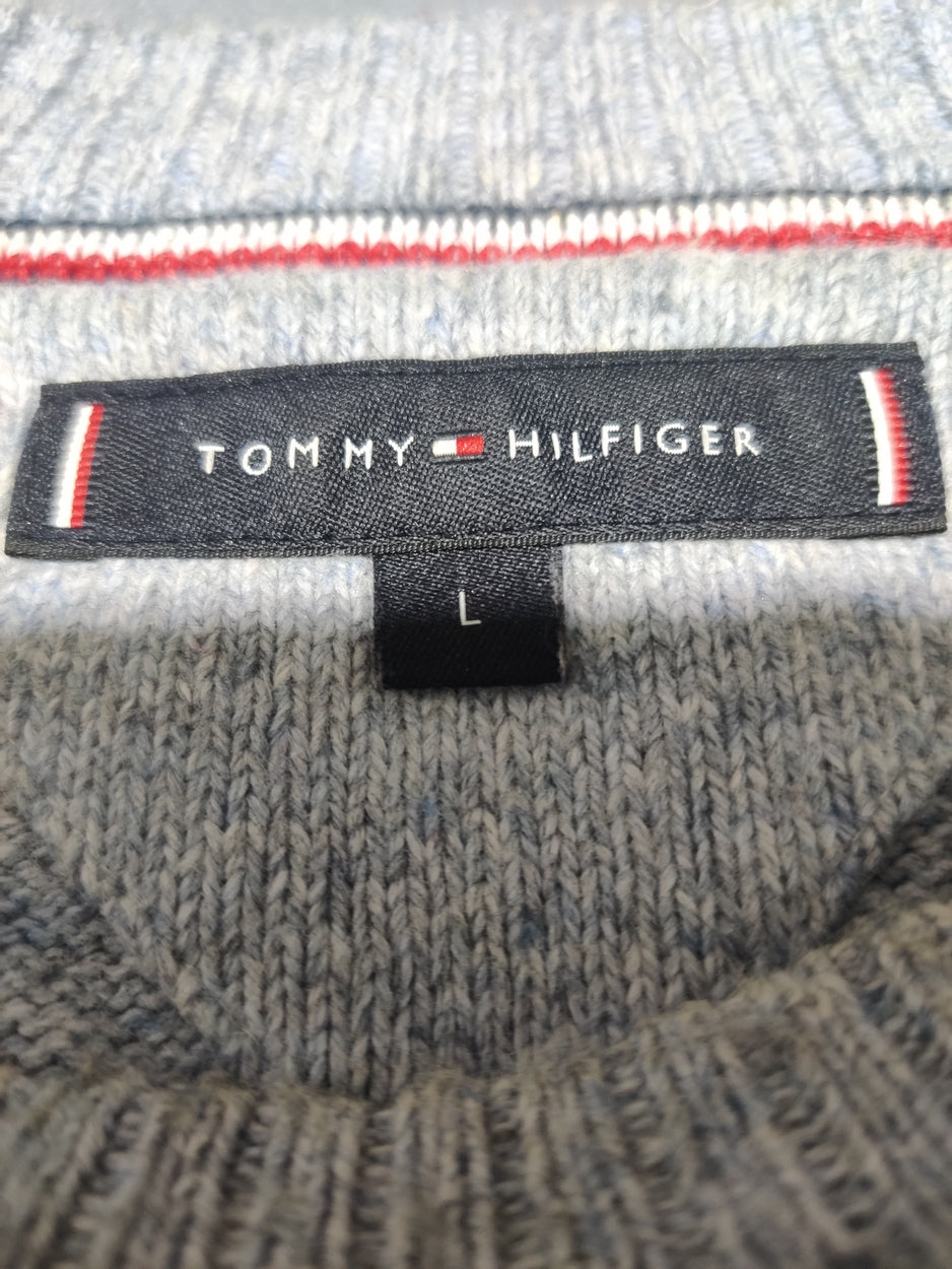 Tommy Hilfiger Men Gray Sweater L