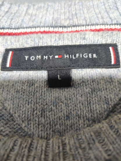 Tommy Hilfiger Men Gray Sweater L