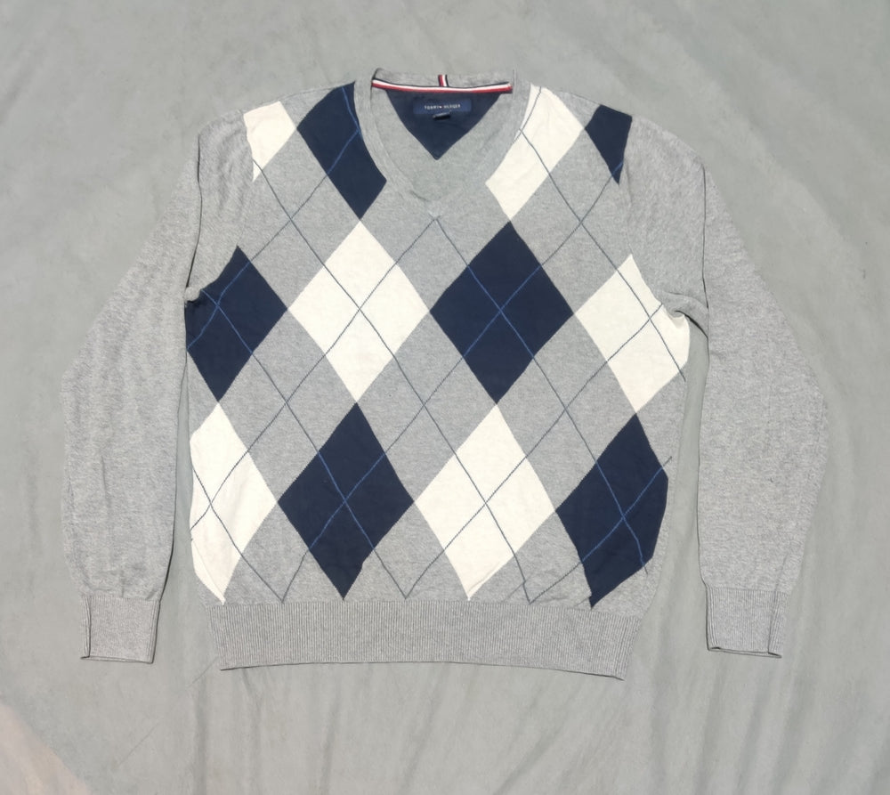 Tommy Hilfiger Men Gray Sweater S