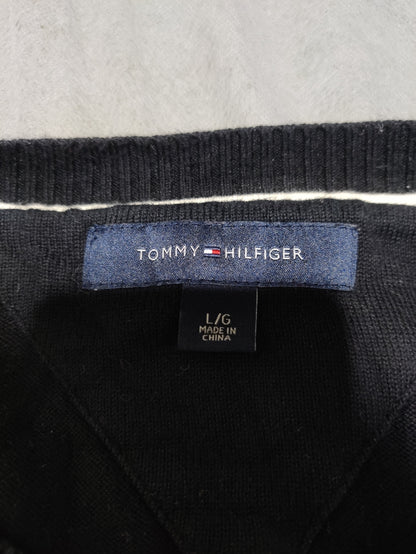 Tommy Hilfiger Men Black Sweater L