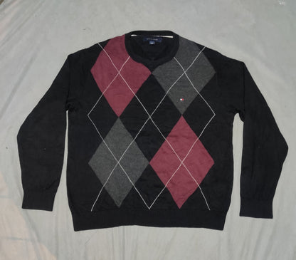 Tommy Hilfiger Men Black Sweater L