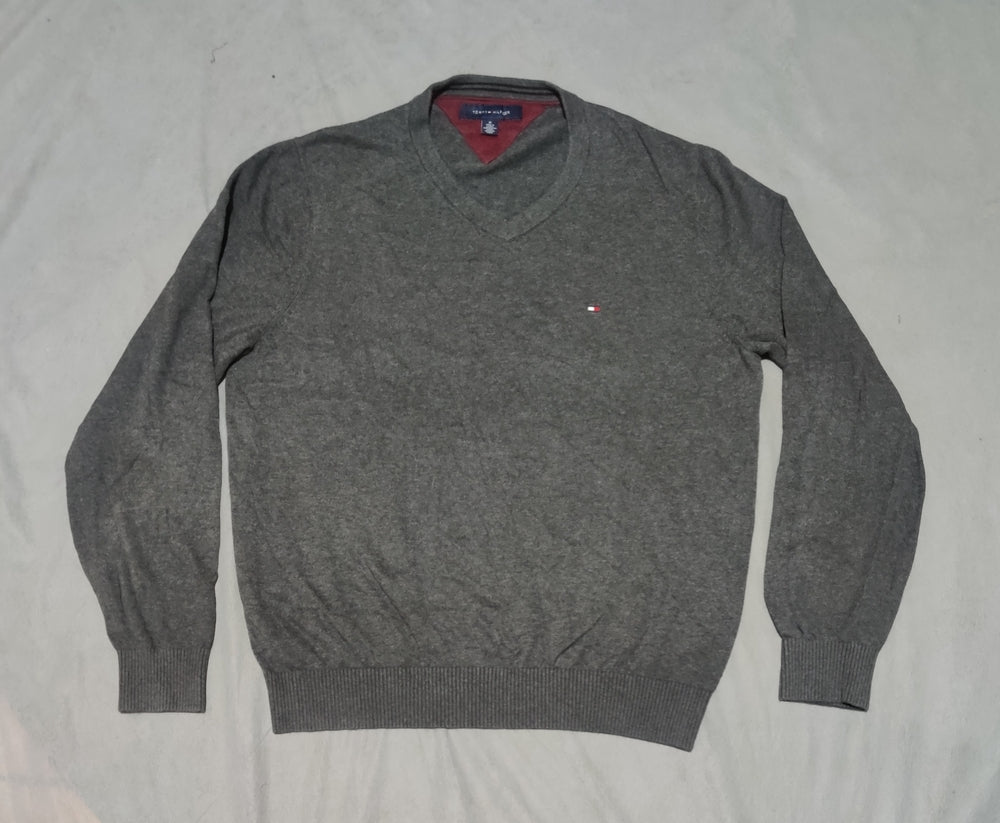 Tommy Hilfiger Men Gray Sweater M