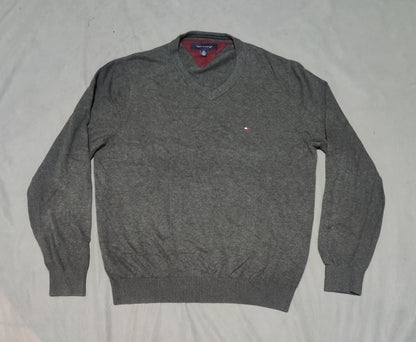 Tommy Hilfiger Men Gray Sweater M
