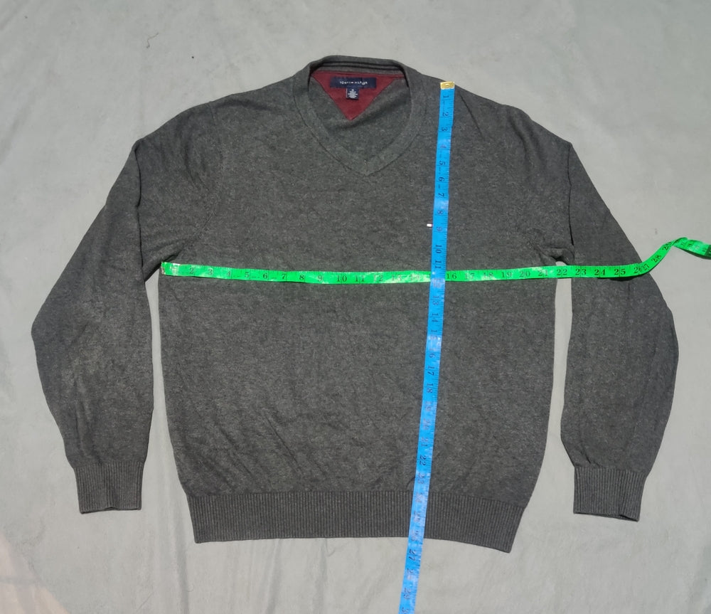 Tommy Hilfiger Men Gray Sweater M