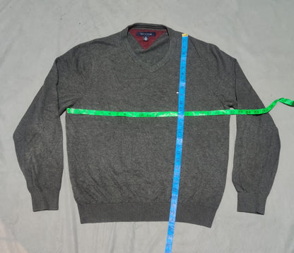 Tommy Hilfiger Men Gray Sweater M