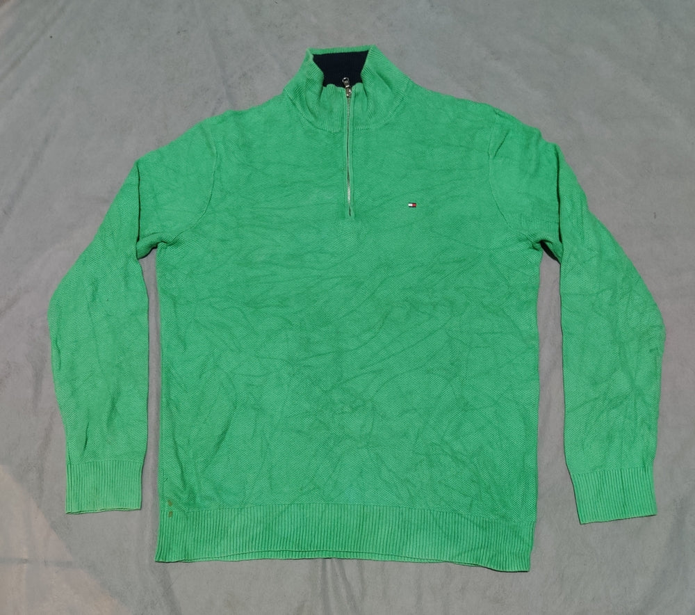 Tommy Hilfiger Men Green Sweater L