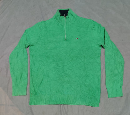 Tommy Hilfiger Men Green Sweater L