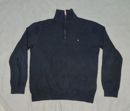 Tommy Hilfiger Men Blue Half Zip Sweater M – Preloved Labels (view 2)