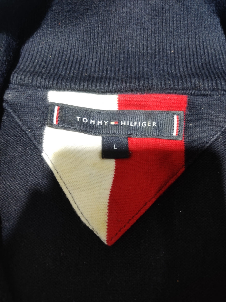 Tommy Hilfiger Men Blue Sweater L