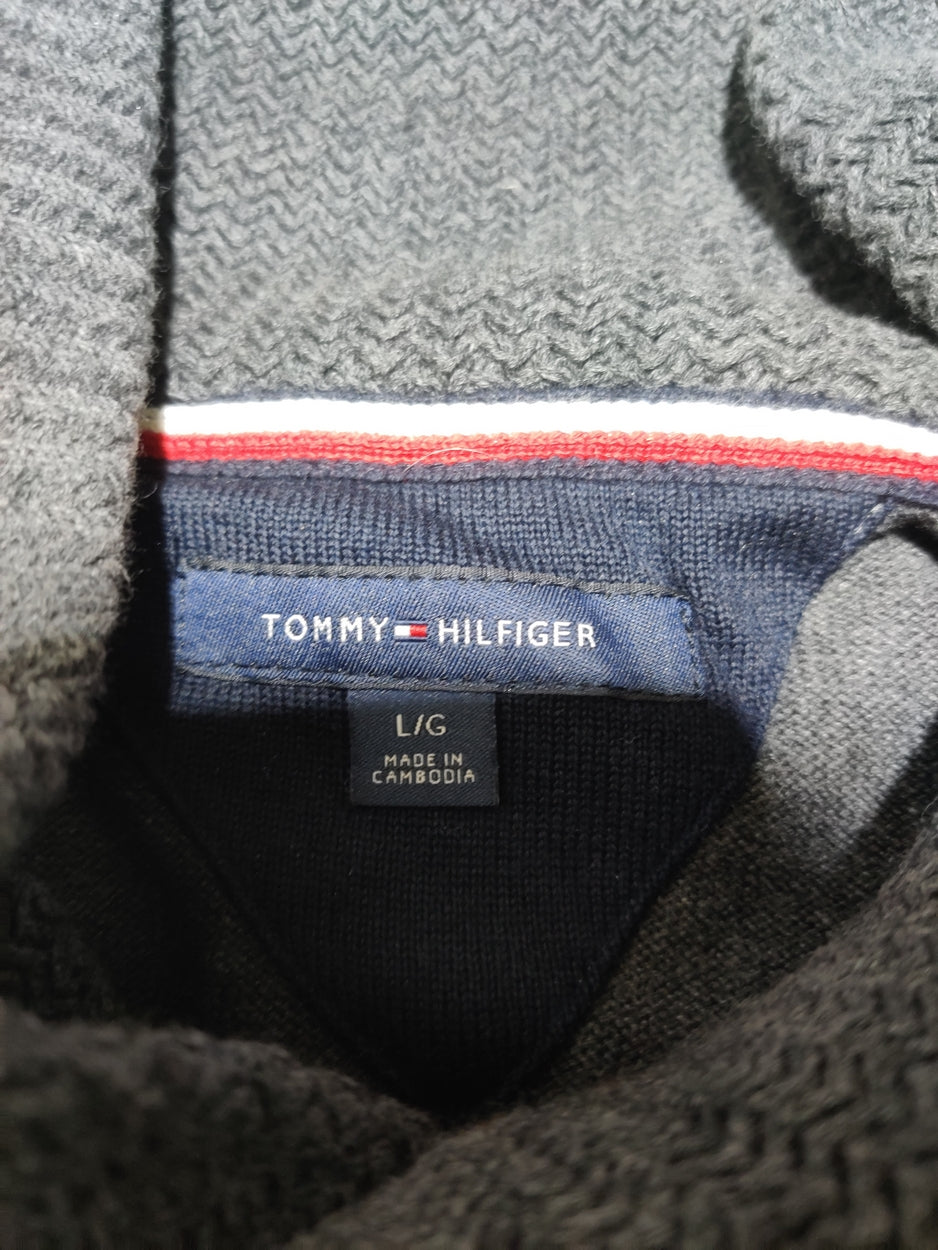 Tommy Hilfiger Men Gray Sweater L